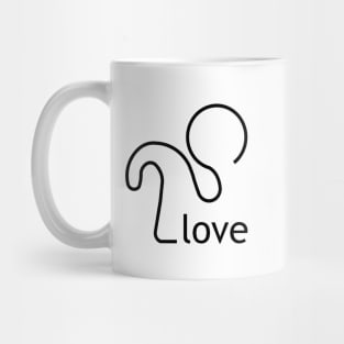 Cochlear Implant - Love Design Mug